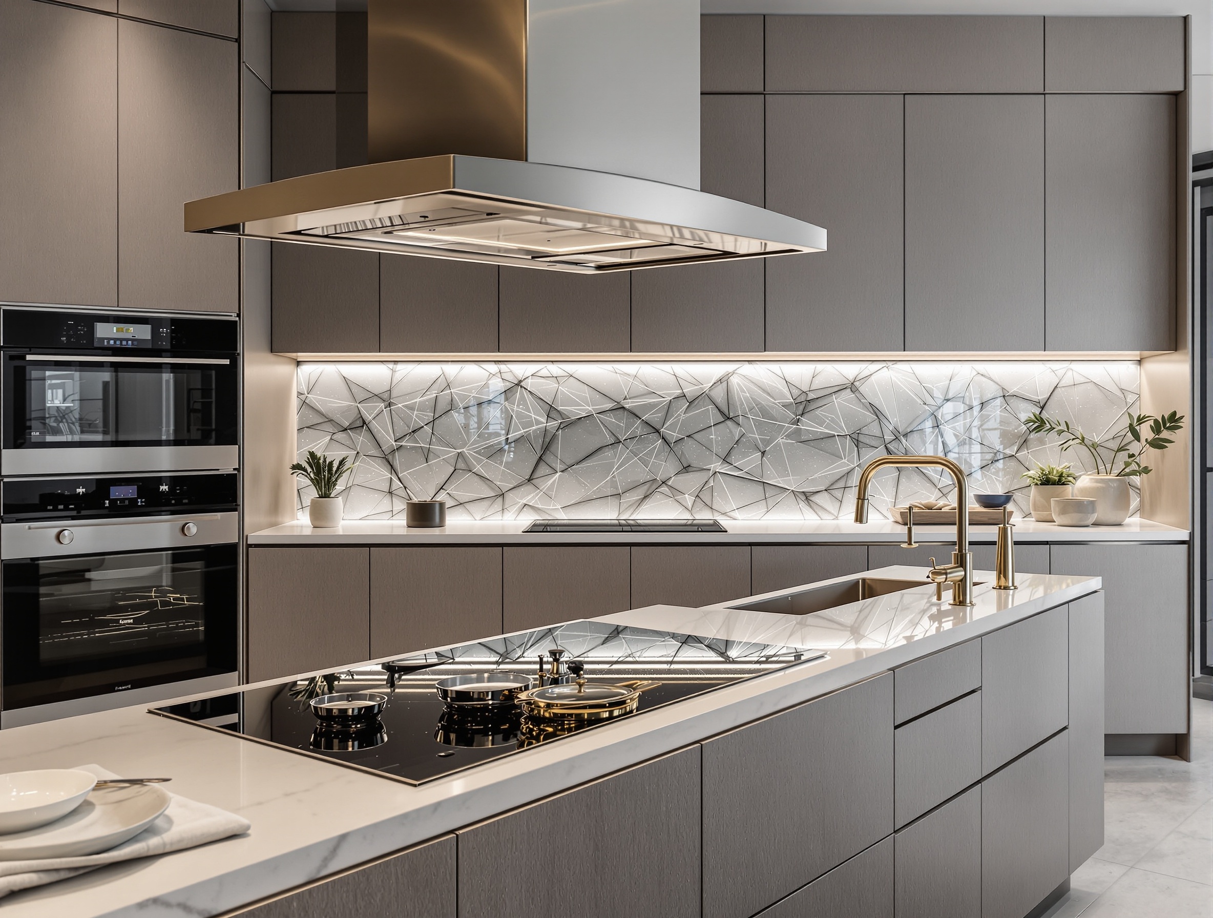 Credence en verre sur mesure DFPRO Herault